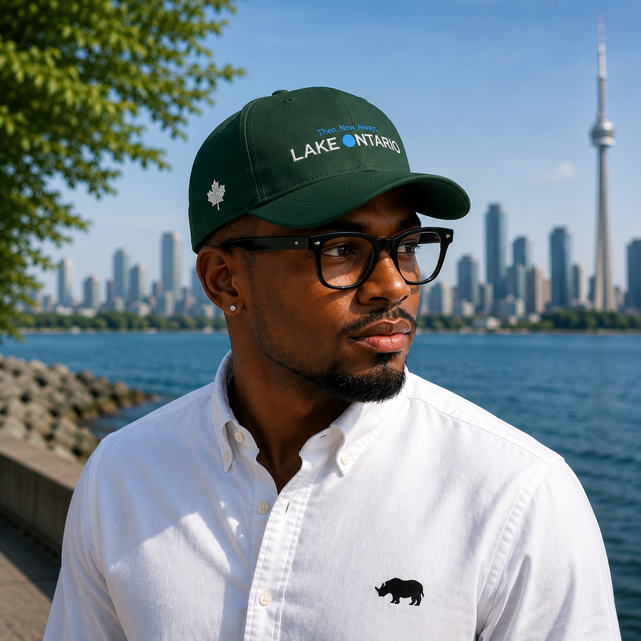 Lake Ontario Embroidered Cap